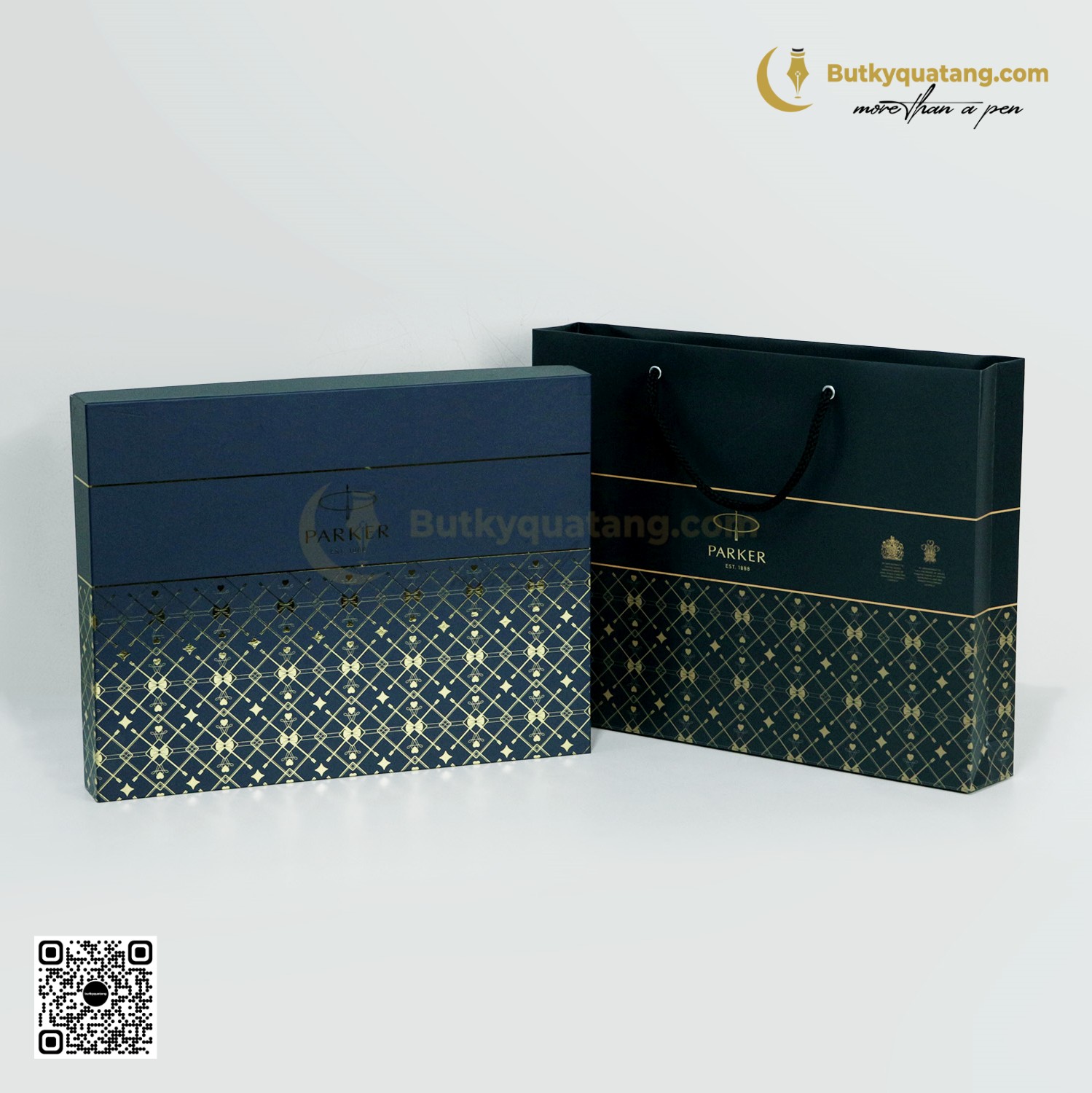 Set Quà Tặng Parker PARKERVIP02 11 butkyquatang.com Set Bút Parker Tặng Kèm Sổ, Ví Đựng Namecard, Thiệp, Hộp Đựng Cao Cấp PARKERVIP02 - Butkyquatang.com
