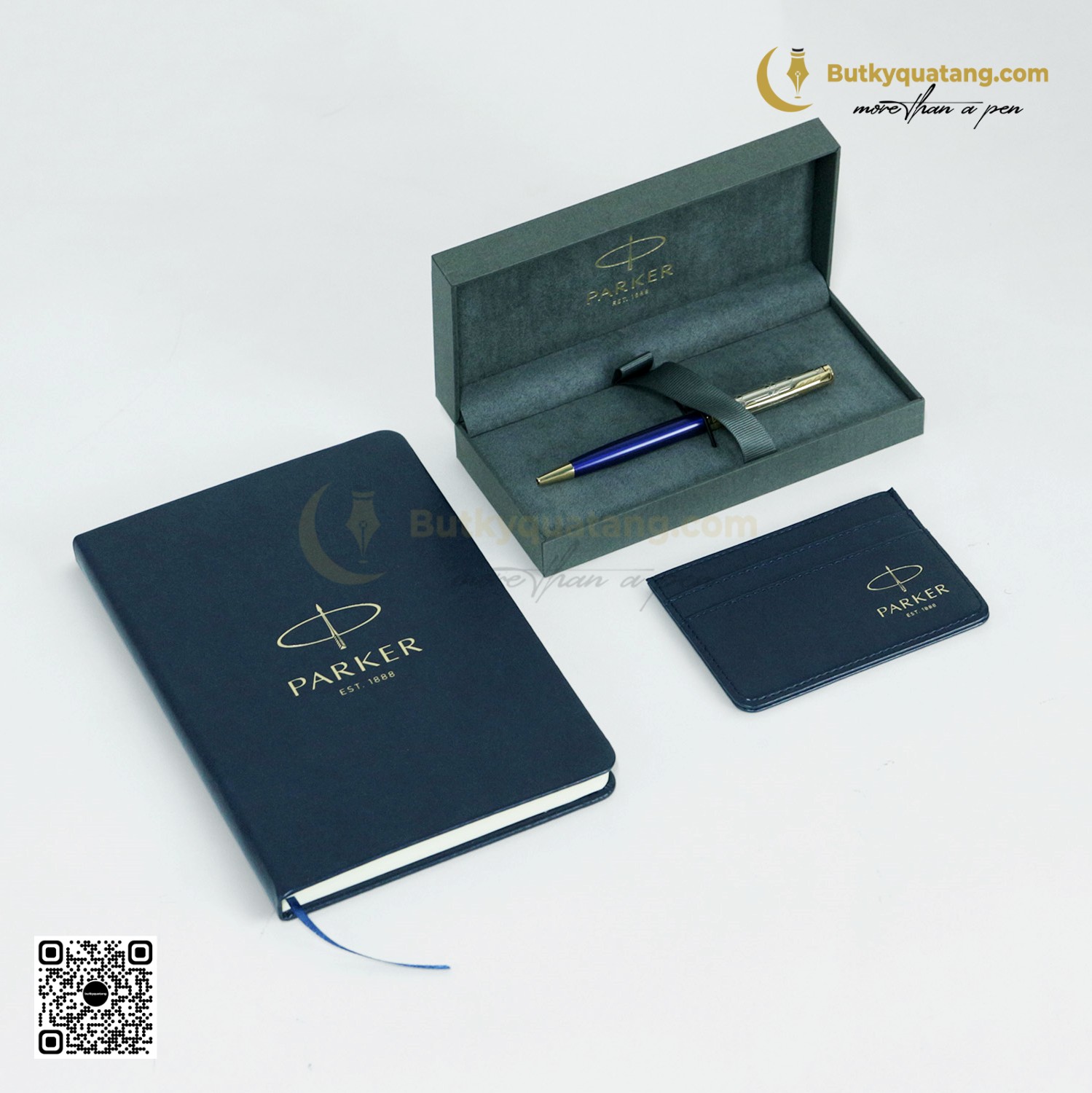 Set Quà Tặng Parker PARKERVIP02 9 butkyquatang.com Set Bút Parker Tặng Kèm Sổ, Ví Đựng Namecard, Thiệp, Hộp Đựng Cao Cấp PARKERVIP02 - Butkyquatang.com