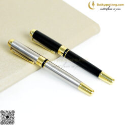 Bút Bi Kim Loại Nắp Đậy V059 - Butkyquatang.com