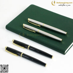 Bút Bi Kim Loại Nắp Đậy V064 - Butkyquatang.com