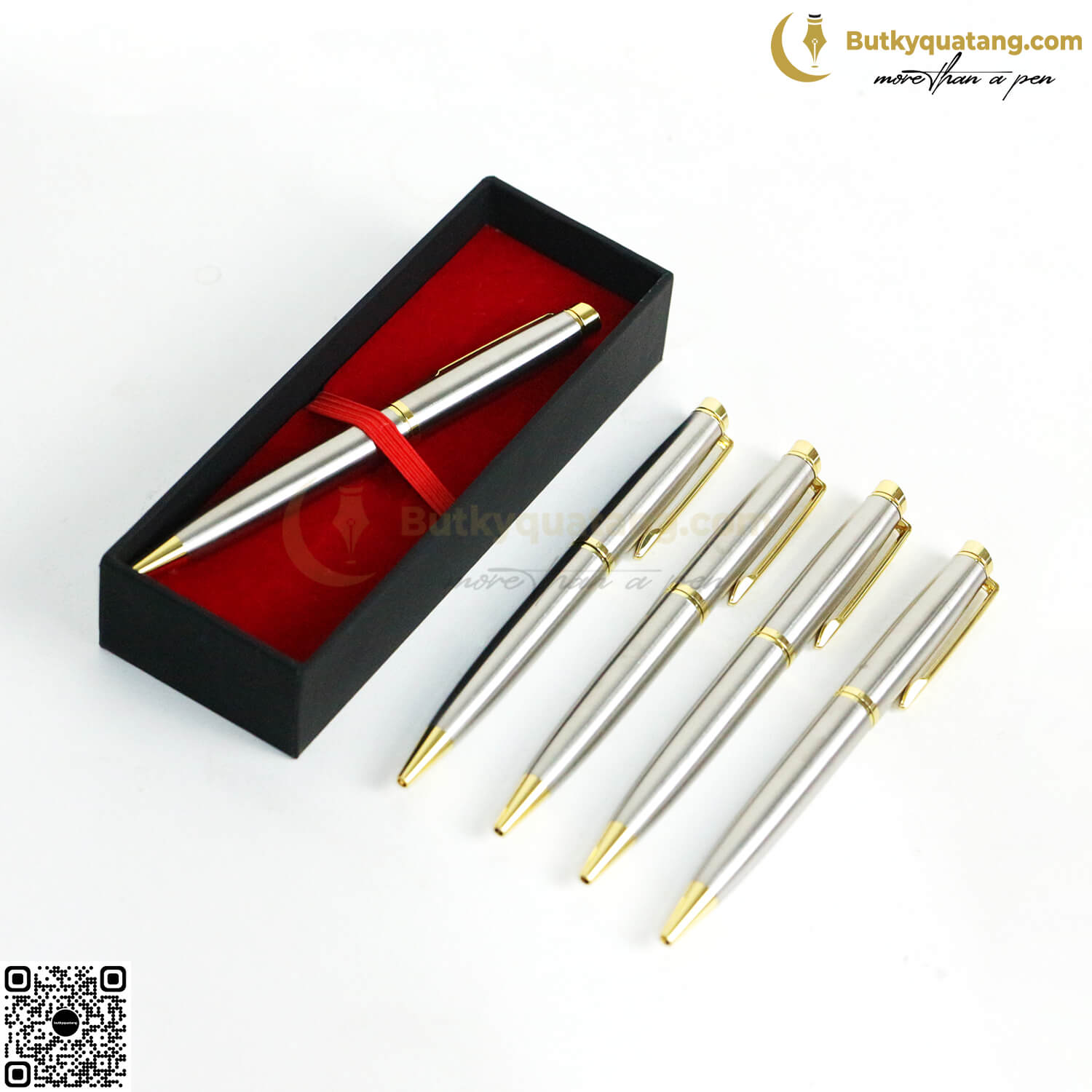 Bút Bi Xoay Kim Loại V062 10 butkyquatang.com but bi xoay kim loai v062 butkyquatang.com
