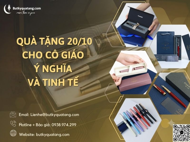 Quà 20/10 tặng cô giáo: 17+ lựa chọn thiết thực, tinh tế và ý nghĩa - Butkyquatang.com